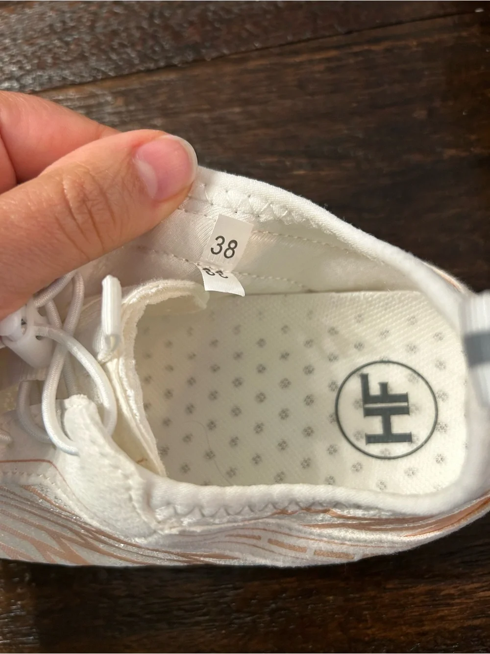 Hike Footwear Lorax Pro Unisex Non-Slip Barefoot Running Shoes – White / Peach